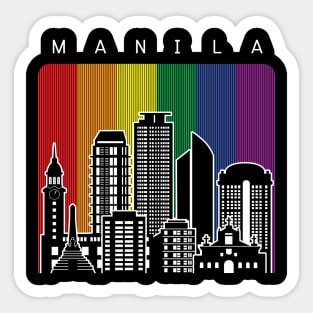 Manila LGBT Flag Sticker